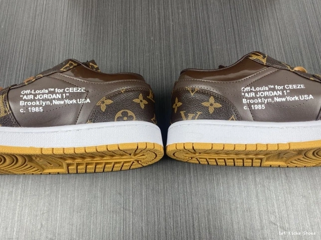 1st Kicks Shoes 1 Jordan OW LOW Air AJ1 x Off-Louis 0814